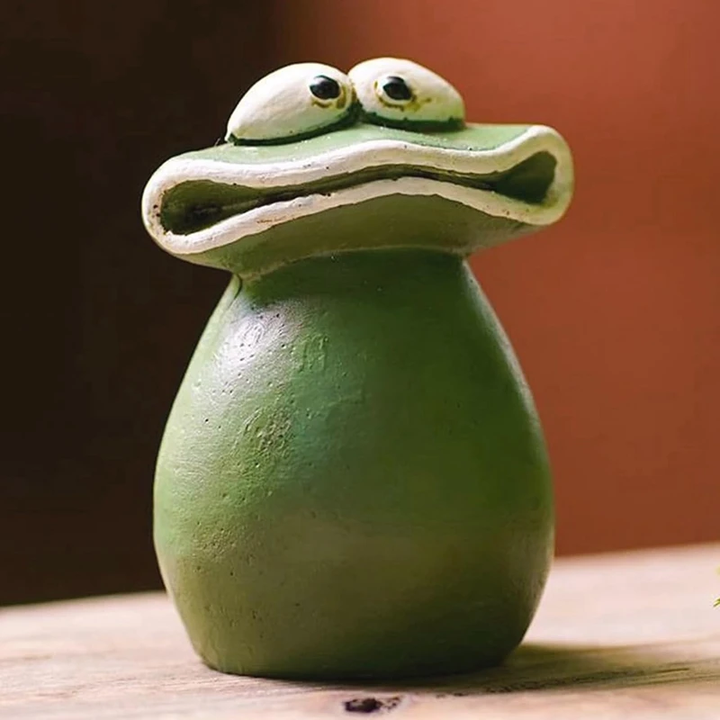 3 шт. новая лягушка с большим ртом, украшение для сада, водонепроницаемая смола, лягушка с большим ртом, семья трех садовых статуй