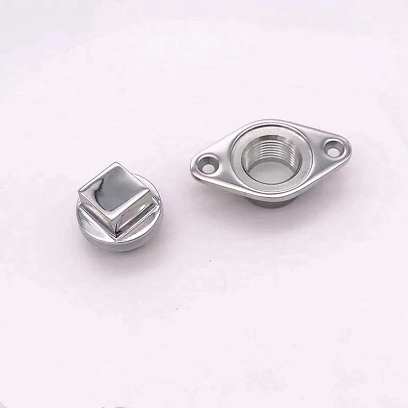 2X 316 Stainless Steel Universal Boat Oval Drain Plug For Marine Boats Yacht Kayak Canoe Marine Accessories Hardware