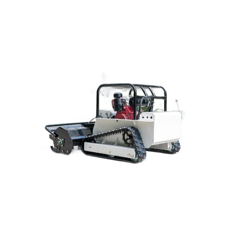 Remote Controlled All-Terrain Flail Mower, Hillside Grass Trimmer Suitable for Orchard Weeding and Urban Greening Projects