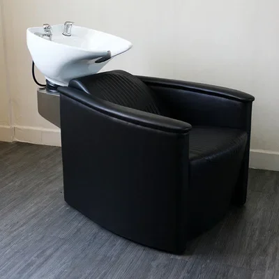 High Quality Semi-reclining Shampoo Bed Hairdresser Ceramic Basin