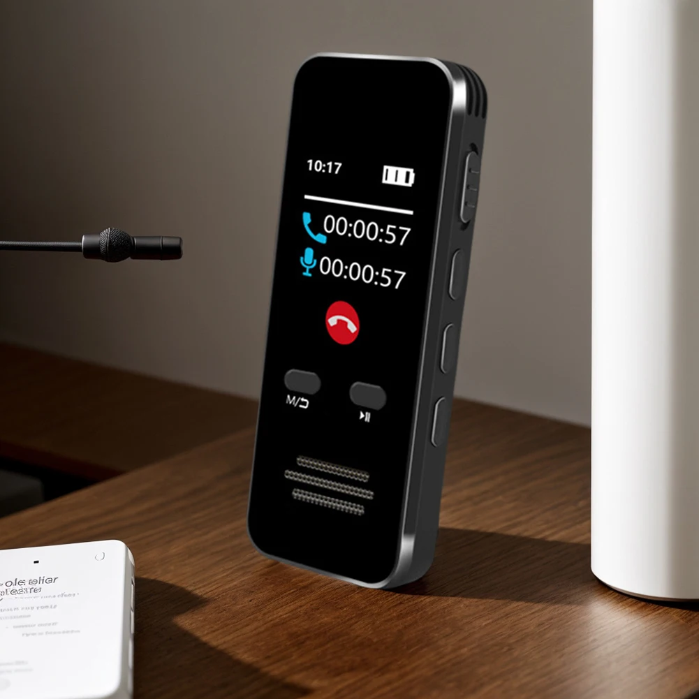 Цифровой аудиодиктофон, Bluetooth-совместимый с шумоподавлением, MP3-плеер, ручка для записи телефонных звонков для встреч в классе студентов