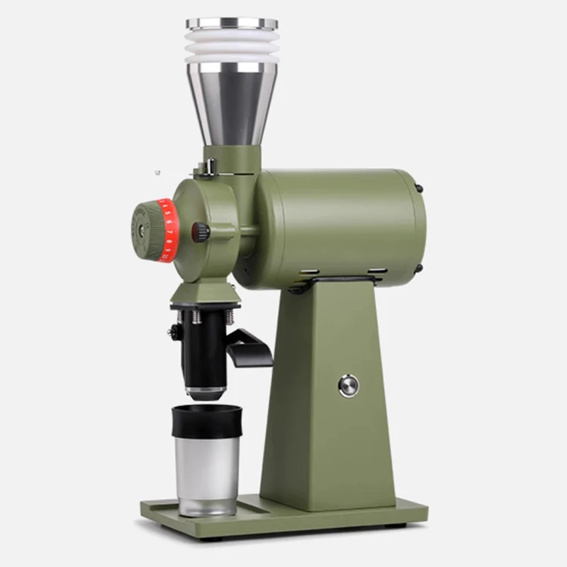 مطحنة حبوب القهوة الإيطالية، شفرة مسطحة 90 مم مطحنة حبوب القهوة، القهوة الكهربائية المخمرة يدويًا، مطحنة تجارية