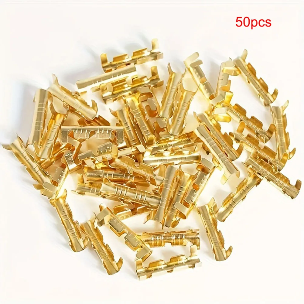 Brass Material 453U Terminals Electronic Terminals Easy And Secure Connection Excellent Conductivity Golden Color