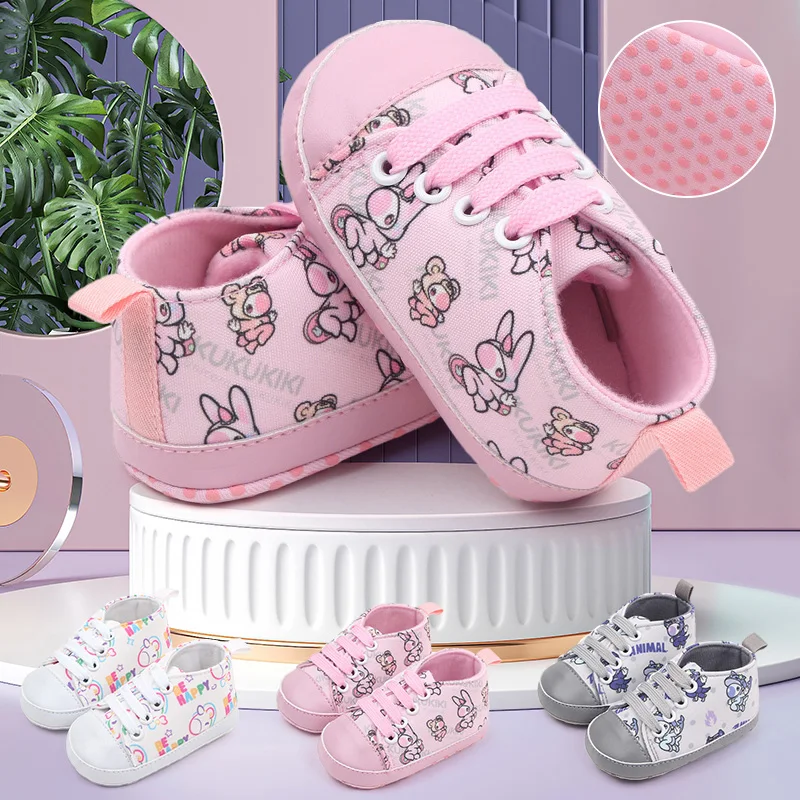 Cute Unicorn Baby Shoes Boy Girl Sneakers Soft Bottom Anti Slip Newborn Sports Shoes Toddler Infant First Walkers