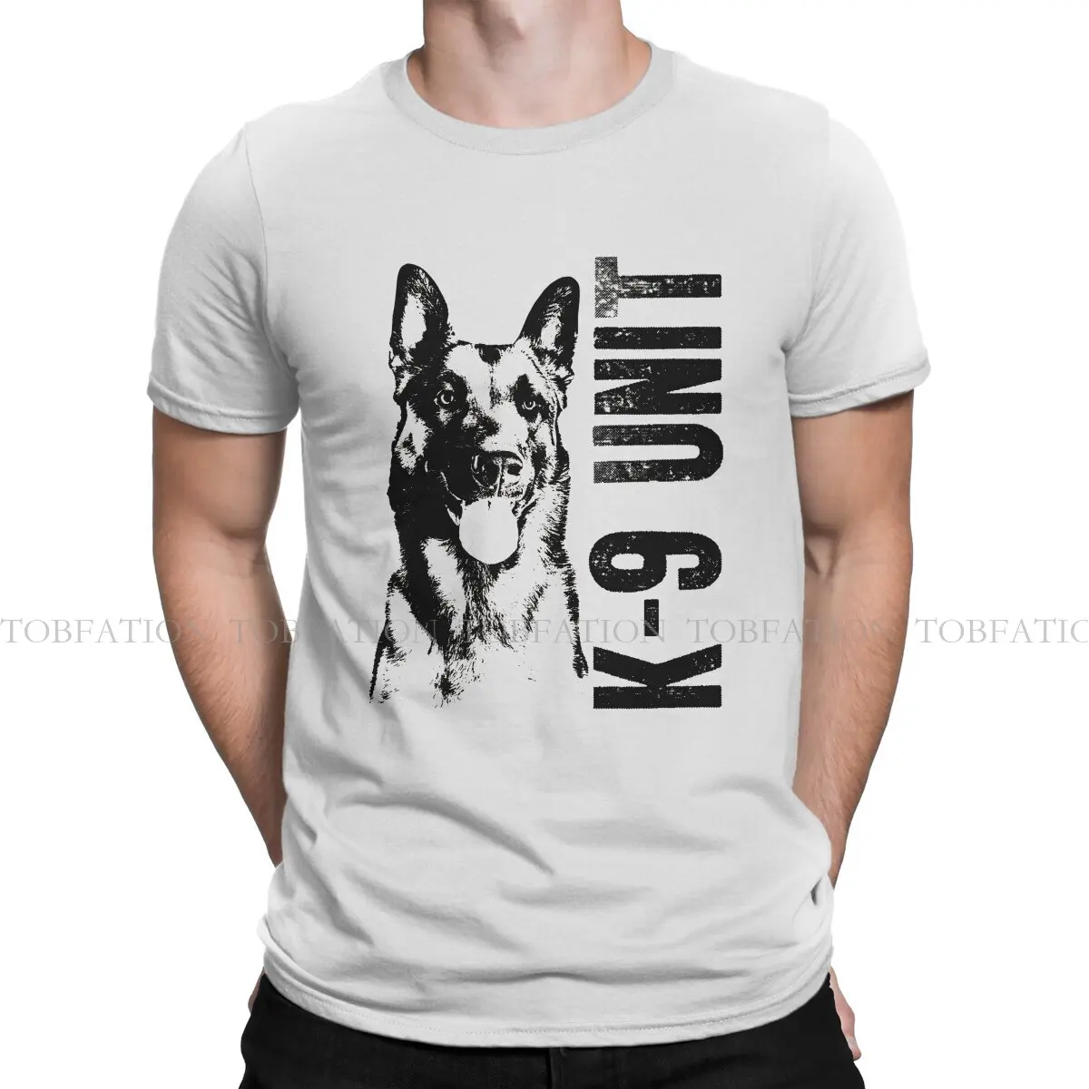 Malinois Hip Hop TShirt K-9 Unit Police Dog Casual T Shirt Newest T-shirt For Adult