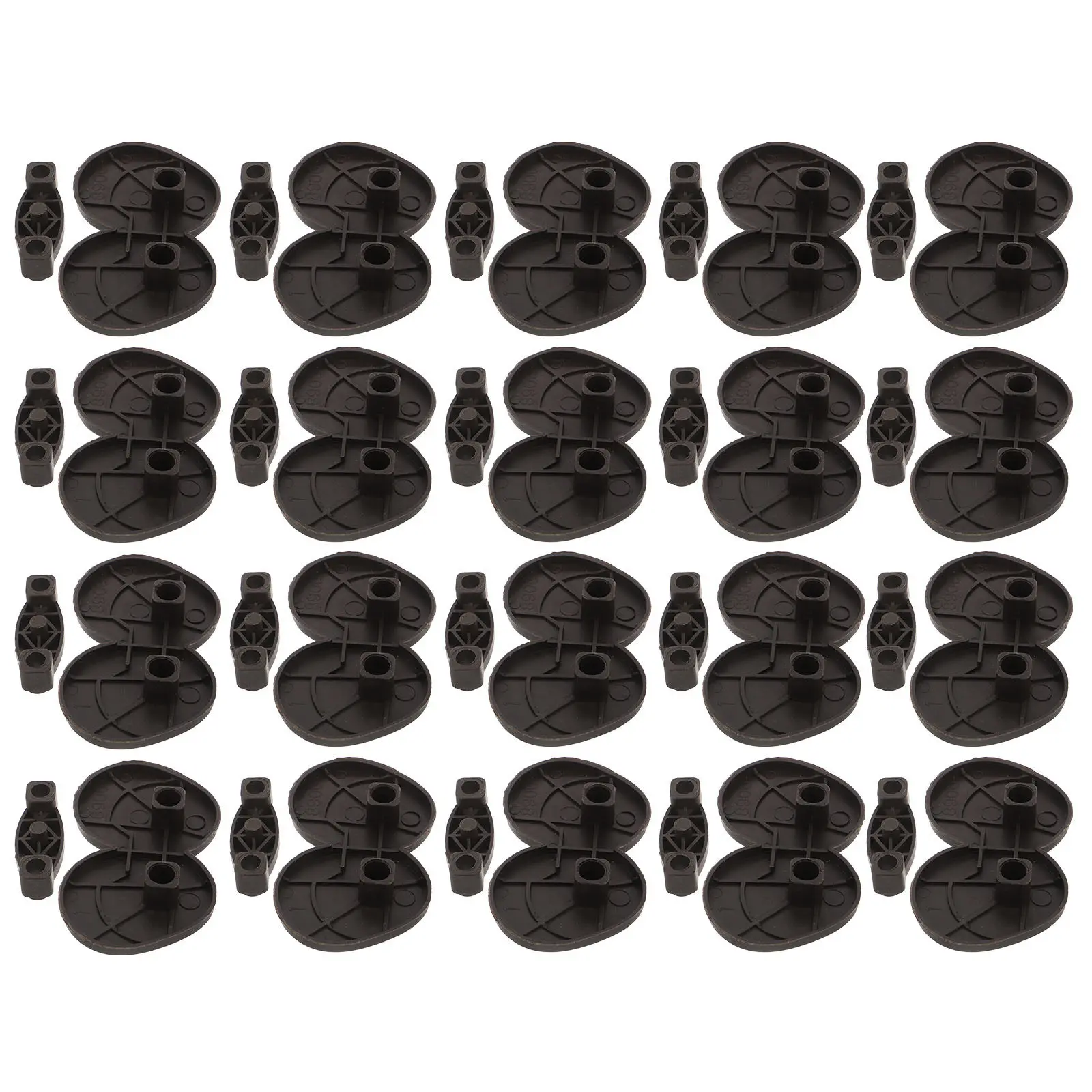 

20 шт. пластиковых незаконченных подошв для самостоятельного изготовления, 4.91X2.95X0.79 дюйма, миниатюрные детали для изготовления обуви, материалы для рукоделия, запчасти для ремонта BJD