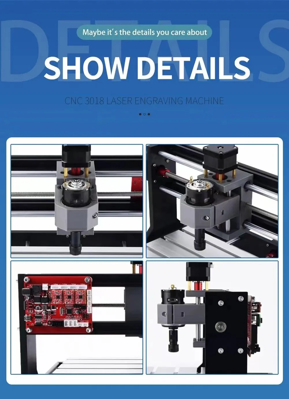 Laserowa maszyna grawerująca CNC 3018 Pro Mini 3 osi w/ Offline kontroler sterujący GRBL DIY frezarka do drewna PCB