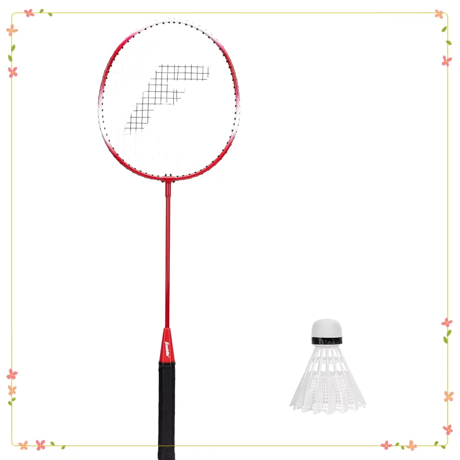 

Набор для бадминтона, 4 ракетки и волана — спортивное снаряжение на открытом воздухе для семьи, детей и взрослых