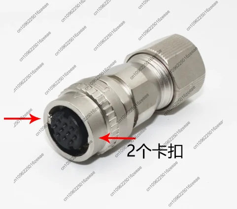 Jn2ds10sl1-r 10-pin plug, suitable for encoder plug cm10-10-pin