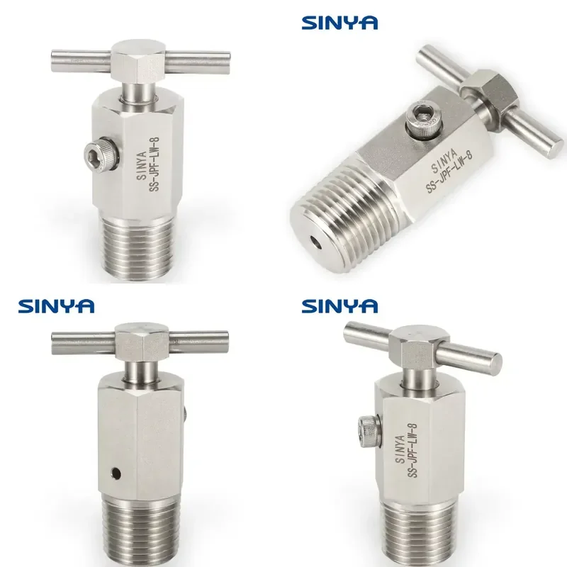 Stainless Steel 304/304L 316/316L Alloy Monel 400 Duplex 6000 PSI 1/4 3/8 1/2 NPT Instrument Purge Bleed Vent Valve