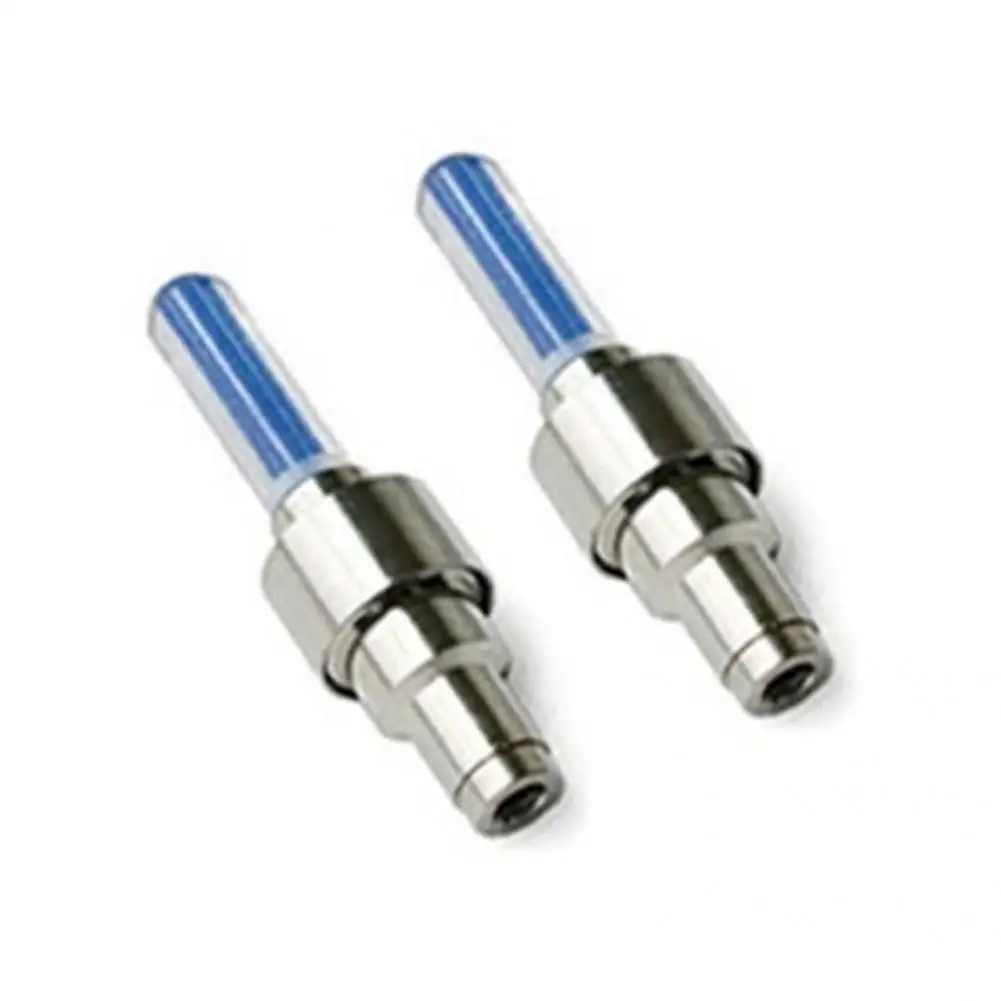 2Pcs LED Light Valve Cap Widely Compatible Auto Styling LED Light Wheel Valve Cap Bicycle LED NEON Light Wheel Valve Cap