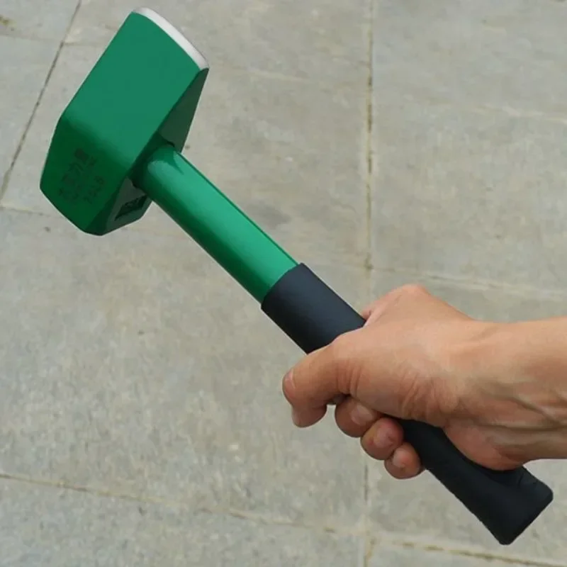 גבוהה-פחמן מייסון פלדה מפטישי צינור פלדה ידית כלי מקצועי אבן שבירת פטיש מרובע בניית אתר כלי יד