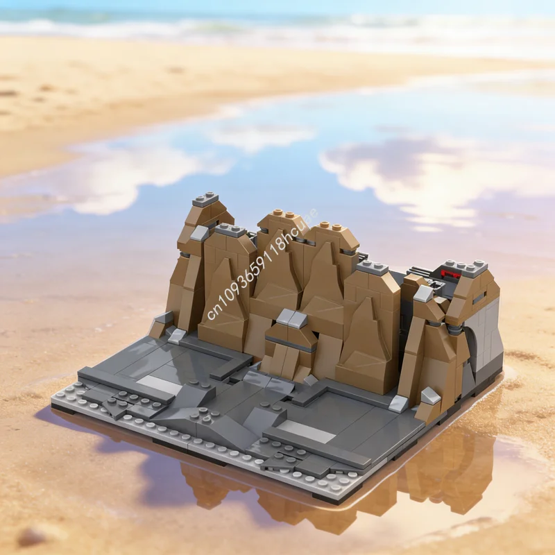 

372 детали MOC «Имперская скрытая база», альтернативная сборка, модель «Звездная битва», конструктор, рождественский подарок, игрушка, кирпичики для детей