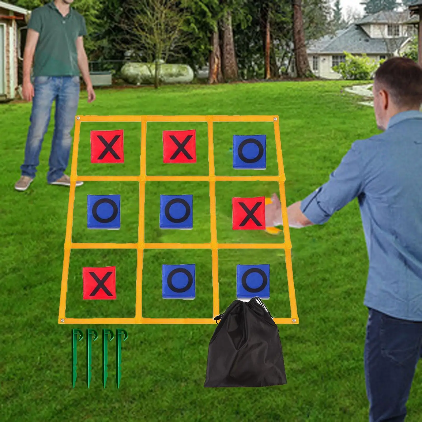 

Игра Tic TAC Toe, игра для взаимодействия родителей и детей, классическая забавная игрушка XO для газона