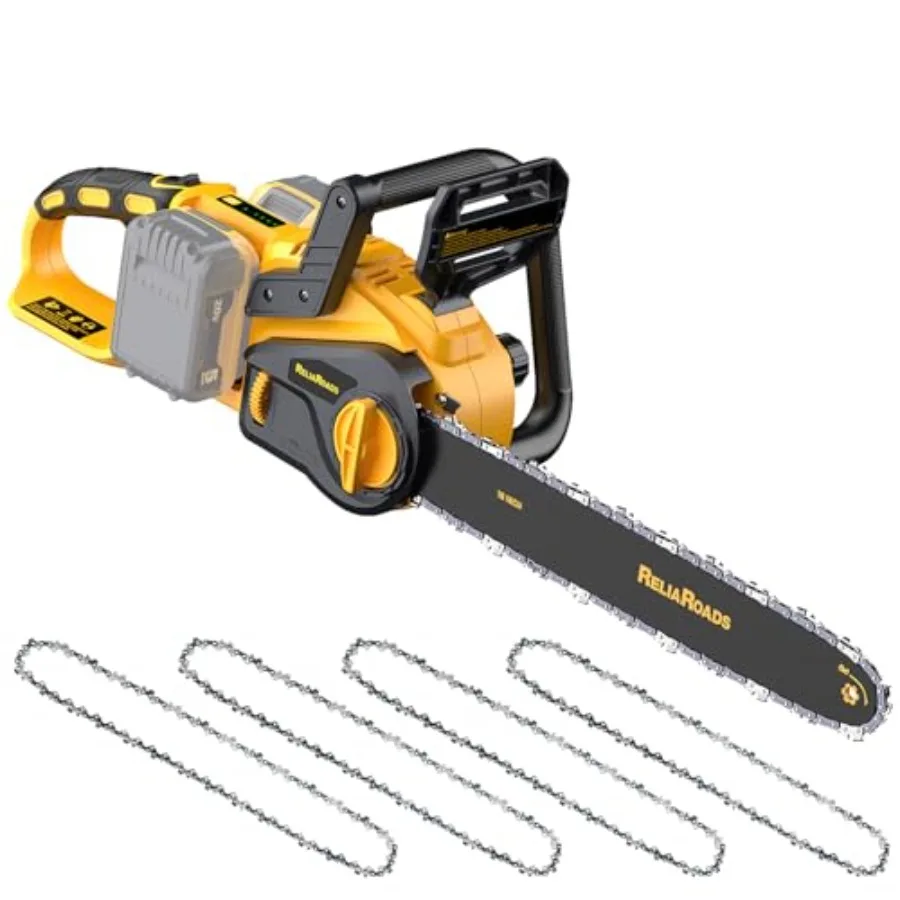 

4 Pack Chains for ReliaRoads 16-Inch Brushless Chainsaw 40V 2 x 20V MAX Cordless Chain Saw Compatible with Battery System Batt