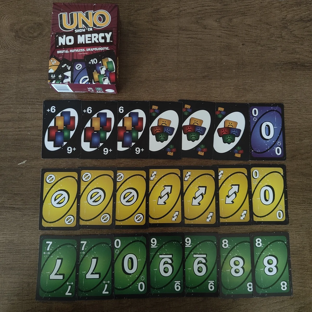 UNO NO MERCY لعبة الورق المطابقة بوكيمون لعبة دراغون بول زد متعددة اللاعبين حفلة عائلية لعبة الطاولة مضحك الأصدقاء الترفيه لعبة البوكر #3