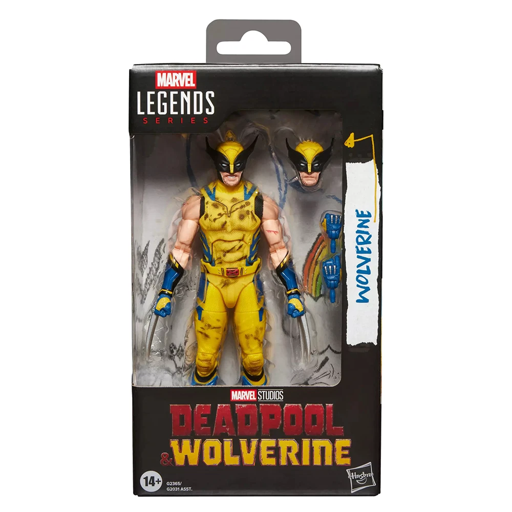 Hasbro Marvel Legends Series (Deadpool & Wolverine) Wolverine (bruin pak) 15 cm actiefigurencollectie origineel model speelgoedcadeau