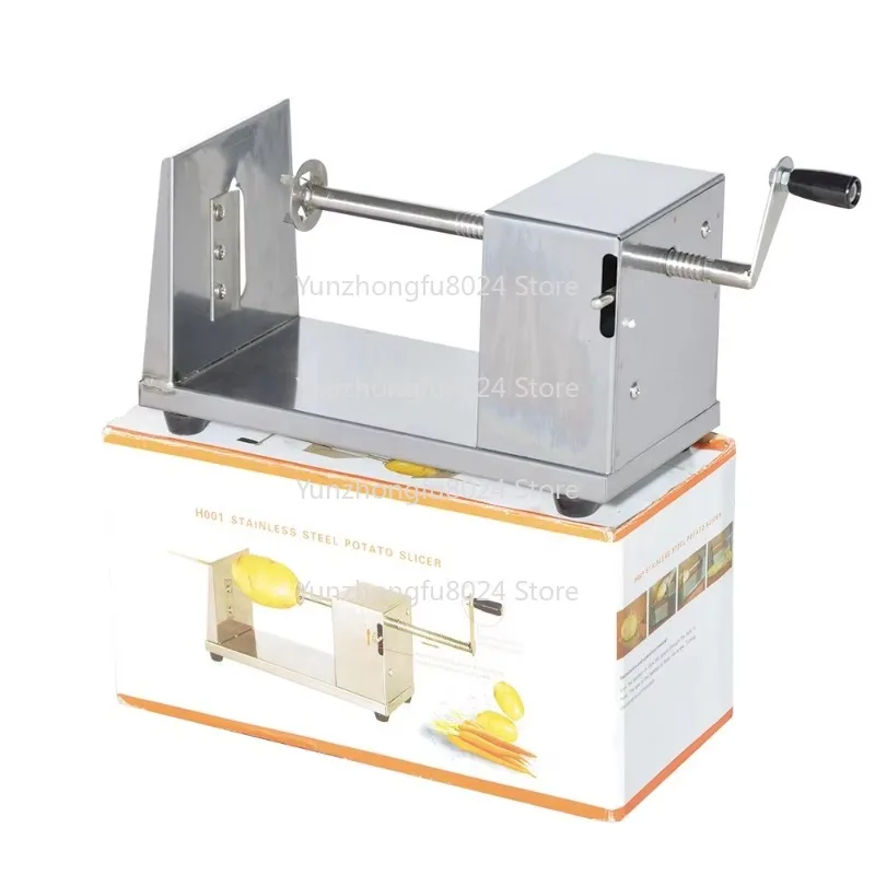 

China Professional Industrial Stainless Steel Tornado Potato Cutting Machine