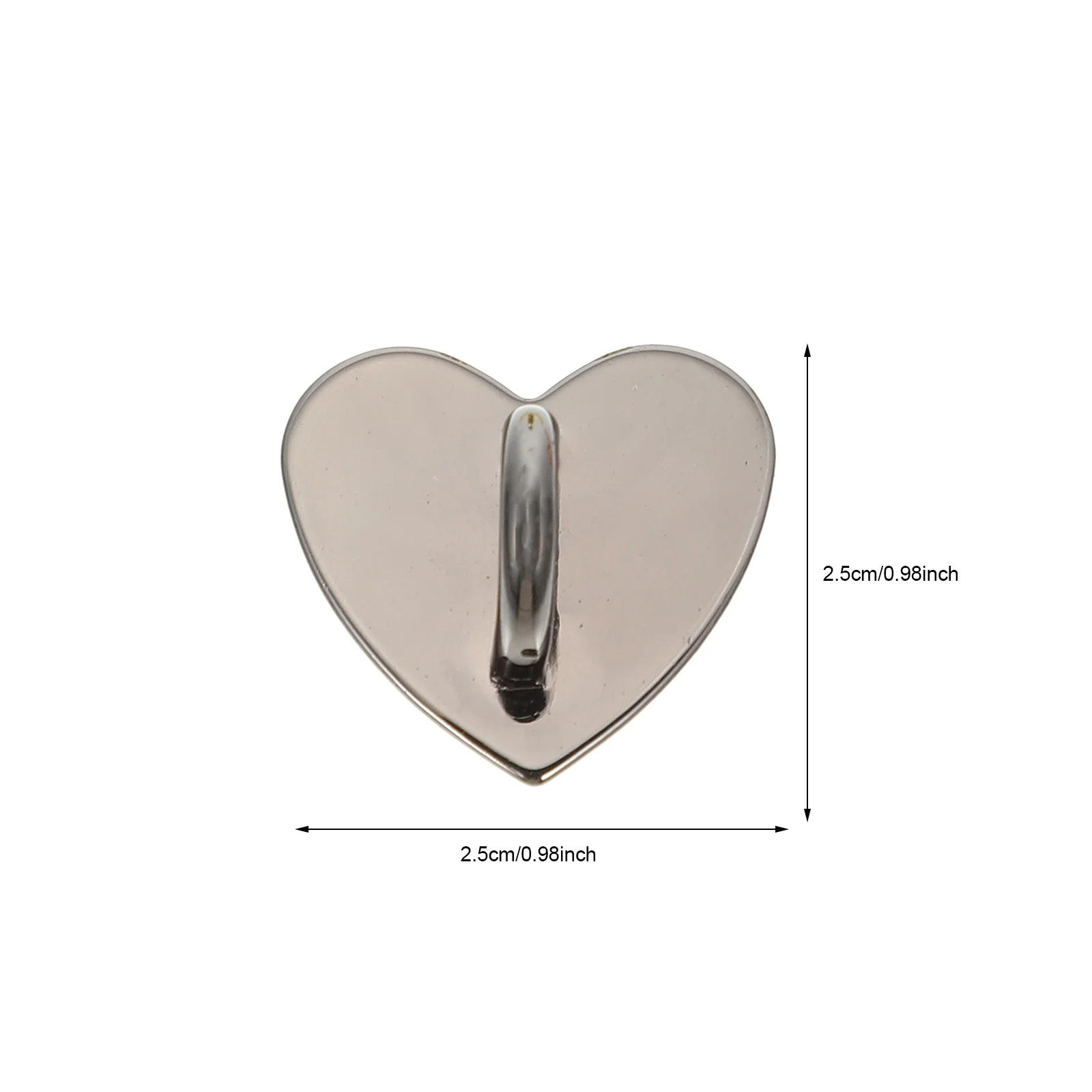 20 قطعة حبل الهاتف السنانير على شكل قلب سبيكة أبازيم قضية الهاتف المحمول زينة الأمن الأشرطة السيطرة بين قوسين الحبل علامات التبويب الهاتف #3