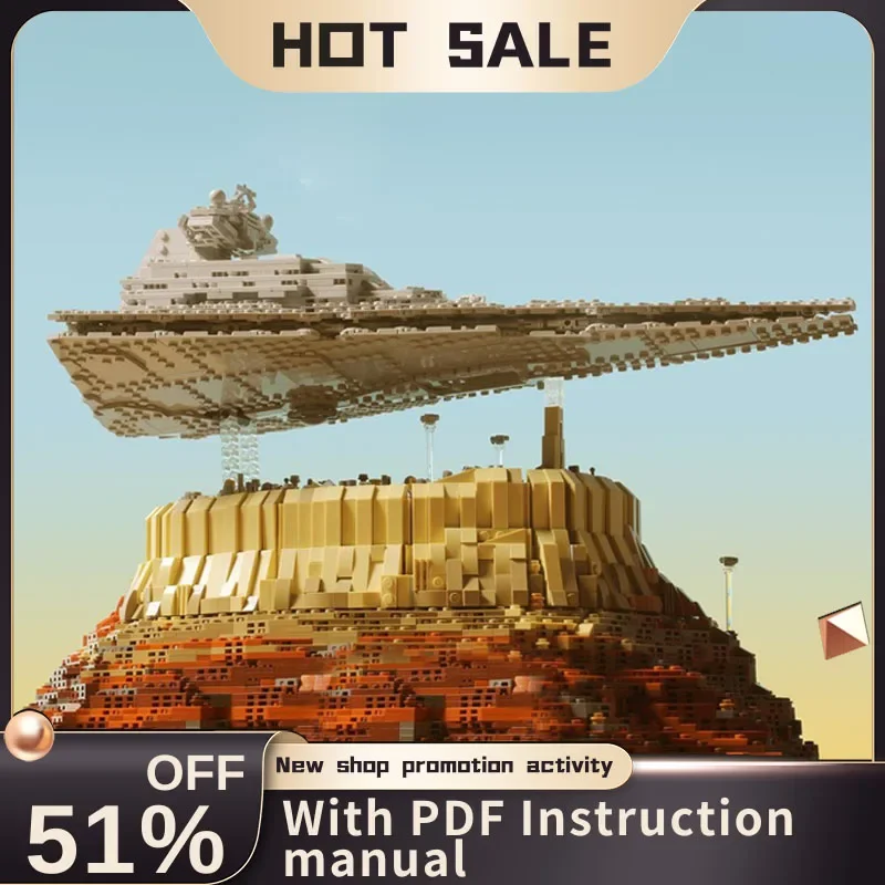 

Новинка, 5098 шт., знаменитая звезда, боевой фильм Moc Destroyer Over City, модель «сделай сам», креативные идеи, детская игрушка, подарок на день рождения, головоломка на заказ