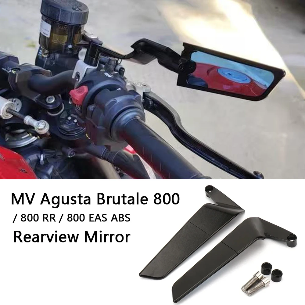 

New Motorcycle Rearview Mirror Aluminum Rear View Mirrors For MV Agusta Brutale 800 RR 800 EAS ABS 2016-2019 2018