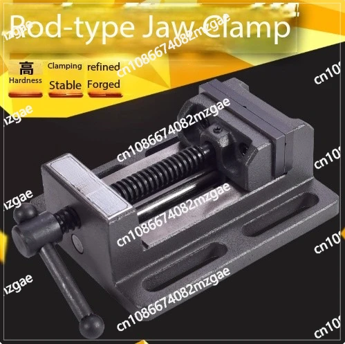 Tipo de barra guia de precisão da máquina de perfuração torno plano torno de bancada especial resistente braçadeira de torno de bancada pequena 3 polegadas