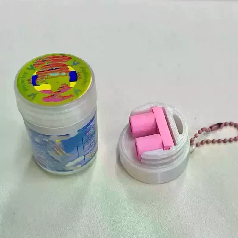 Folding Herbal Inhalant Inhaler Cap Mini Essential Oil Perfume Inhaler Dispenser Bottle Thai Traditional Nasal Can Inhaler