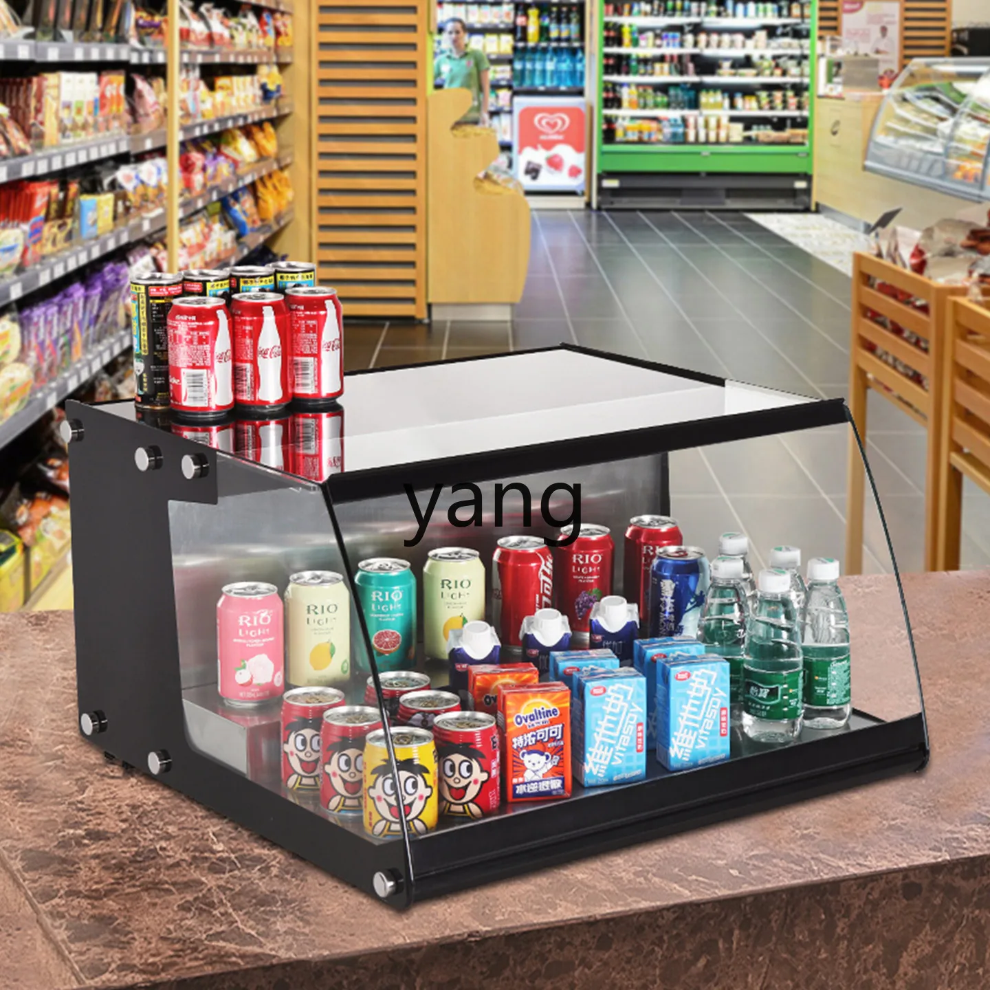 cx refrigerated display cabinet dessert cake beverage display cabinet desktop freezer commercial
