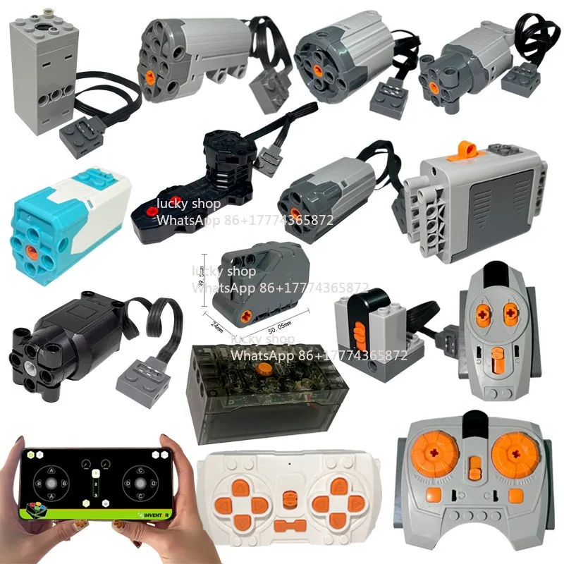 

2.4G Remote Receiver Battery Box Modified Sports Car Motor Set, M XL Programmable Electric Motor Module