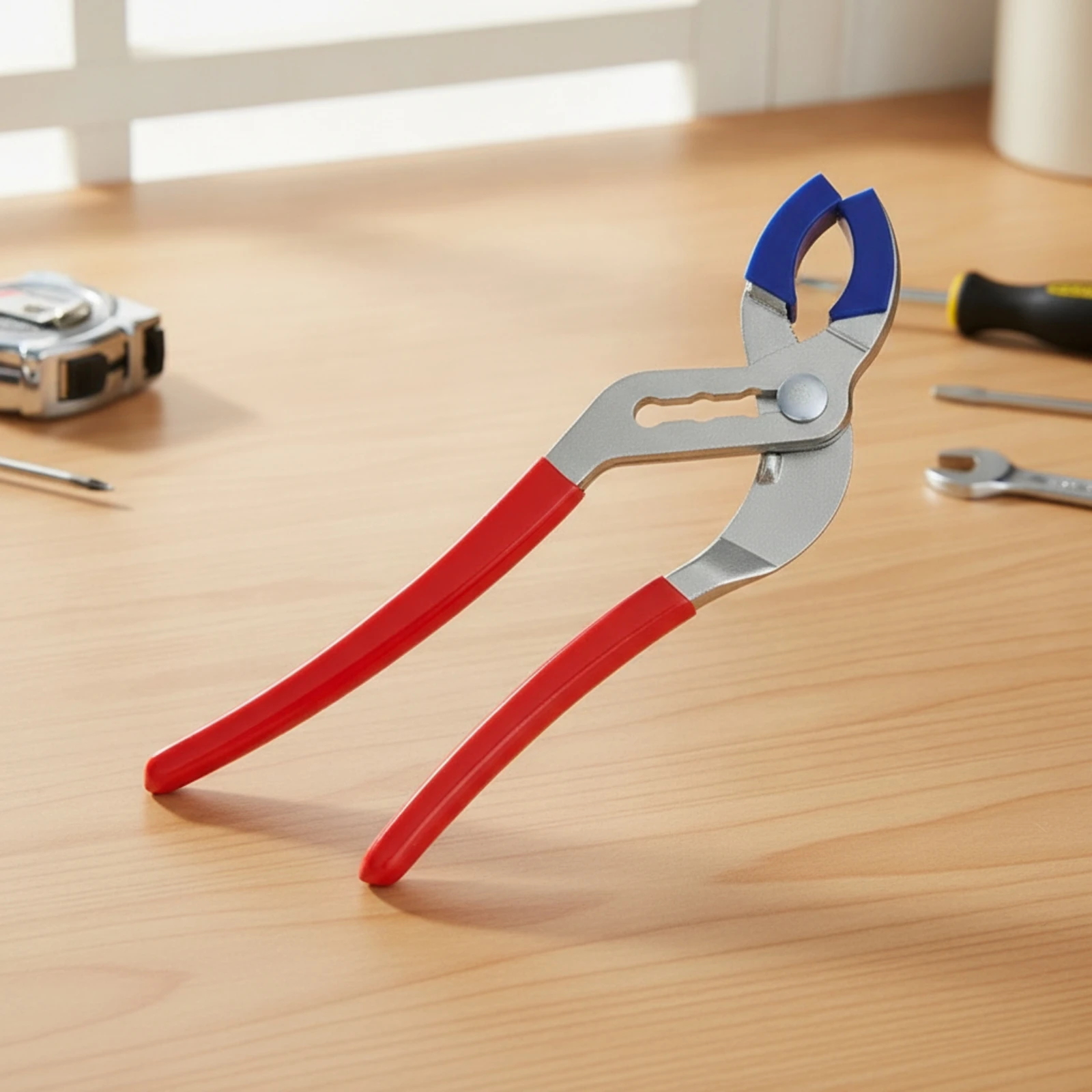 Drill Chuck Pliers Adjustable Pliers with Jaw Covers Guarding for Machinists, Repair Shops, Workshops
