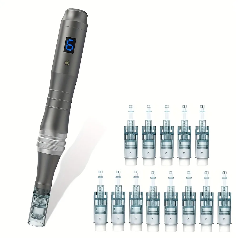 Беспроводной дермапен M8 Ultima Professional Dr Dermapen с 12 картриджами с иглами