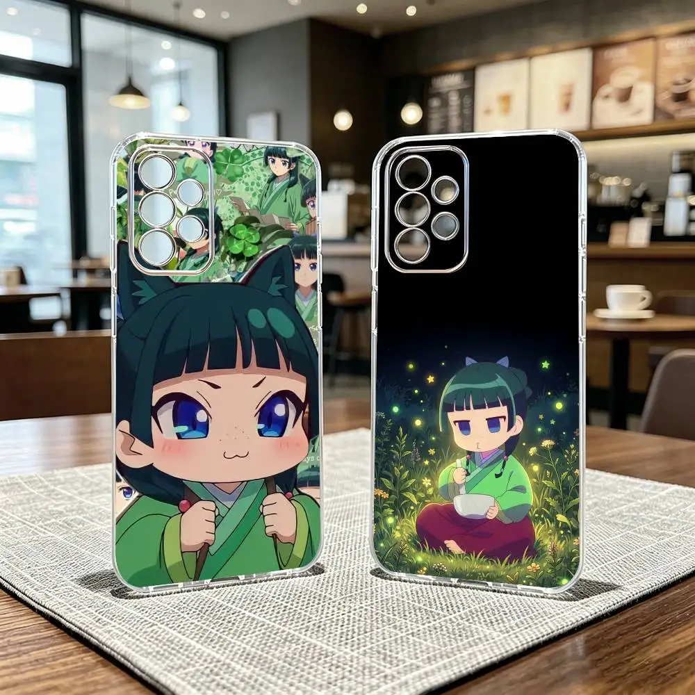 Apothecary Diaries Maomao funny Phone Case For Samsung S25,S24,S21,S22,S23,S30,Ultra,S20,Plus,Fe Transparent Cover