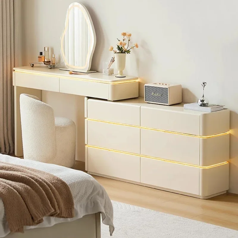 

Save Space Cheap Vanity Table Chinese Interior Big Size Shelf Girl Unique Dressing Table Wooden Mesa De Maquillaje Home Decor