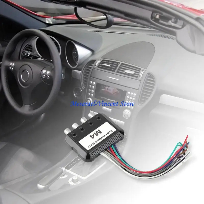 

A70F 4-канальный преобразователь линейного выхода, адаптер сигнала высокого и низкого уровня для четкой стереопередачи в