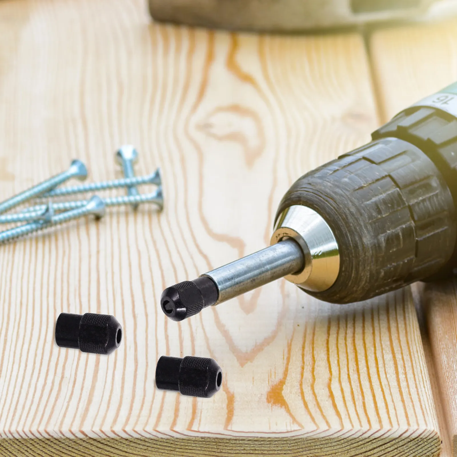 

5 шт. металлических гаек M8x0.75 для электрического гайковерта/шлифовальной машины, из цинкового сплава, высокая прочность, крепежные гайки, компактные, портативные, для электроинструмента