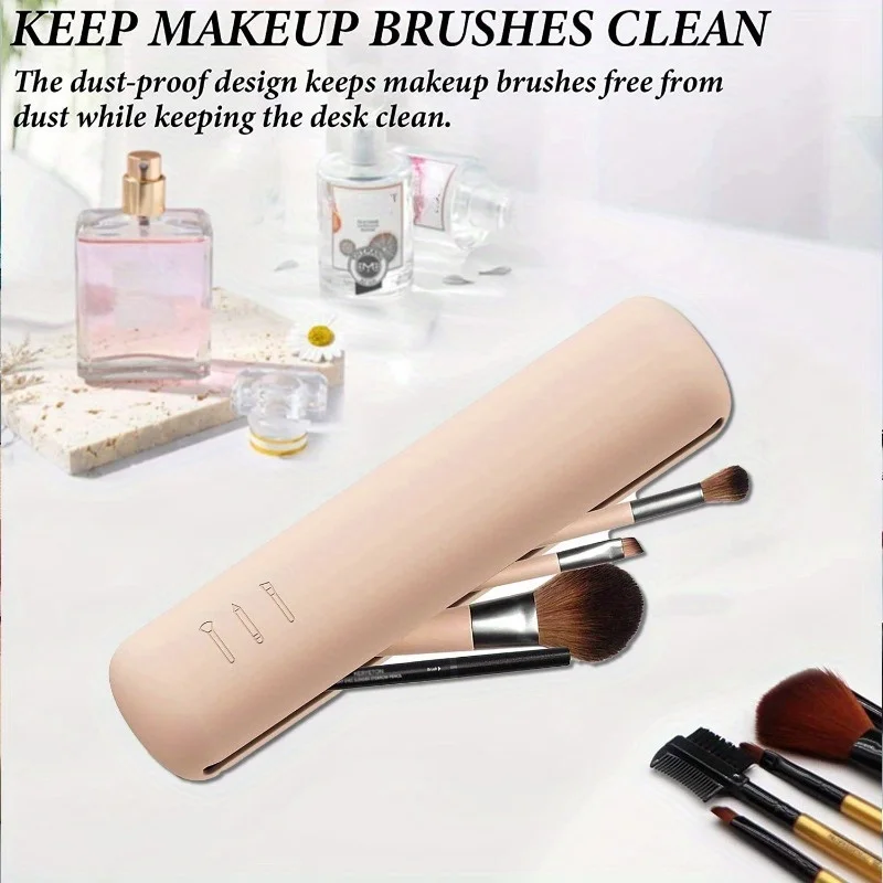 Makeup Bag Makeup Brush Pouch Cosmetic Organizer Travel Holder Storage Brush Case Brush Silicon  Porta Caneta