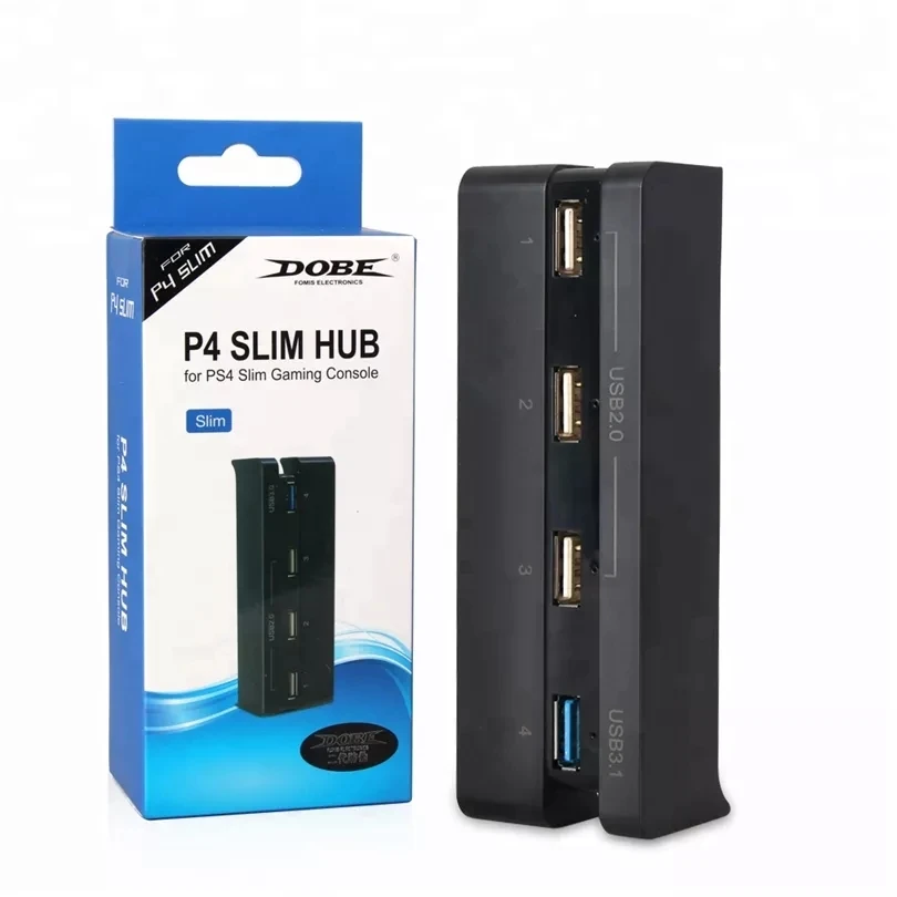 TP4-821 4-in-1 USB 3.0 High Speed For PS4 Slim Adapter For PS4 Slim Console USB2.0 Extender