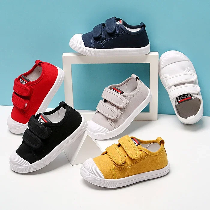 

Top Brand Sneakers for Kids 1-6Y: Canvas Toddler Shoes, Breathable Spring Sport Sneakers