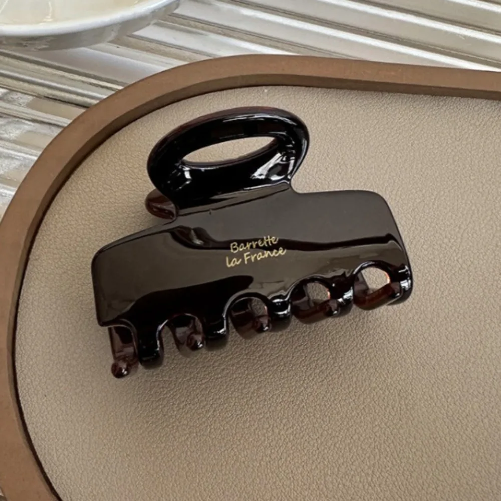 5.5cm 길이의 아세테이트 헤어 클립, 여자와 여성용 빨간 머리핀, 새로운 한국 패션 스타일 헤어 클로 선물