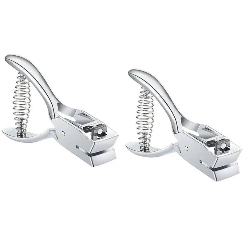 

НОВИНКА! ABAG】 2 ручных дырокола для квадратных отверстий, перфоратор для бумаги, одинарный дырокол