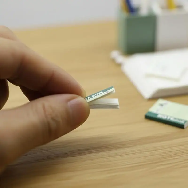 Pretend Play Mini Notebook Diary Books Model 10Pcs for 112 Dollhouse Miniature Study Room Decor Accessories