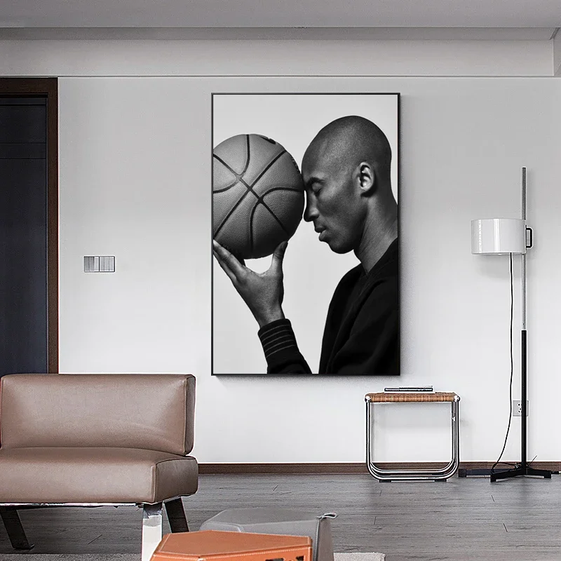 NBA Basketball Star Poster Canvas Art Modern Artist Home Wall Decoration Living Room Bedroom Digital Mural Picture