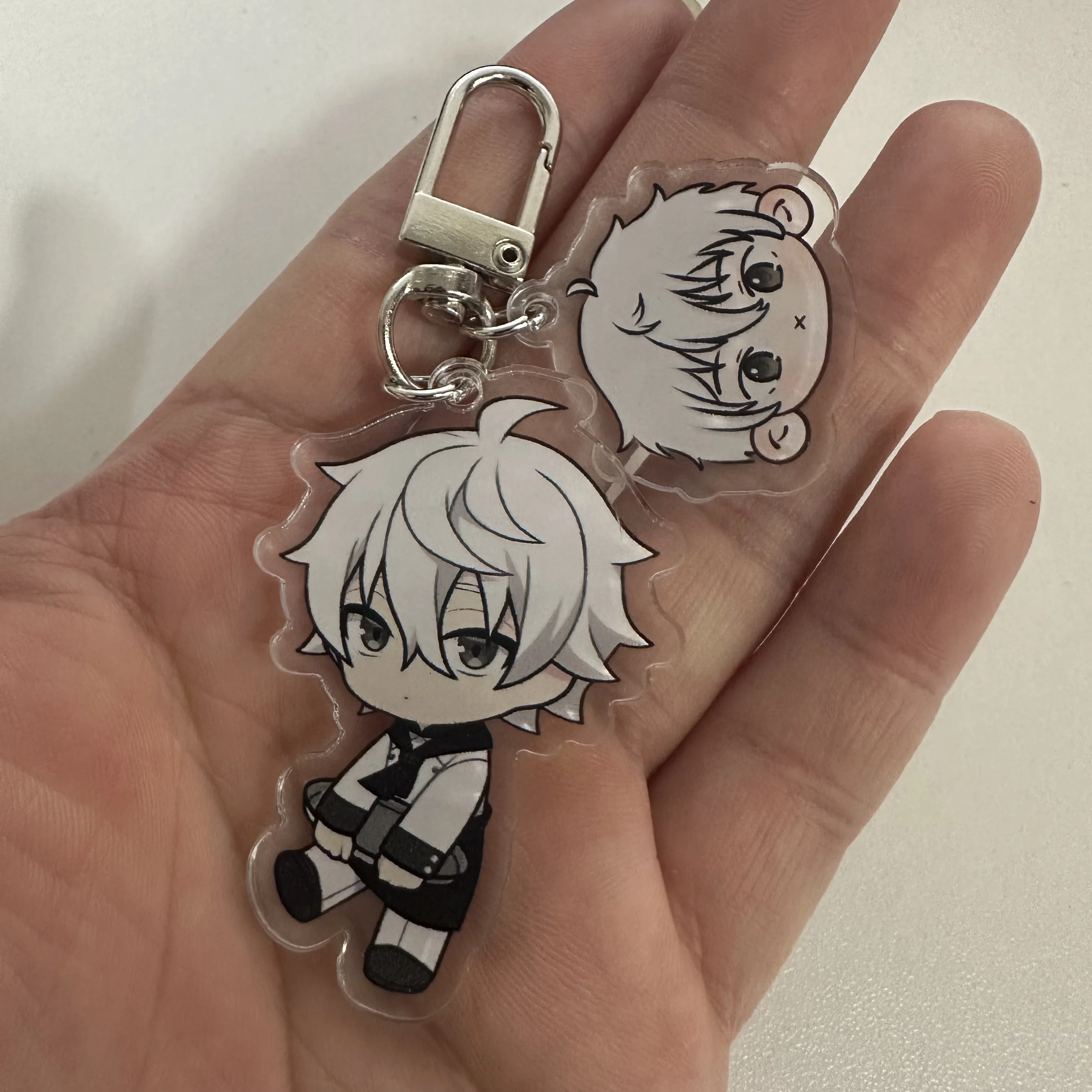 Cartoon Anime BLUE LOCK Figures Nagi Seishiro Mikage Reo Bachira Meguru Cosplay Acrylic Key Chain Cute Bag Accessories Fans Gift