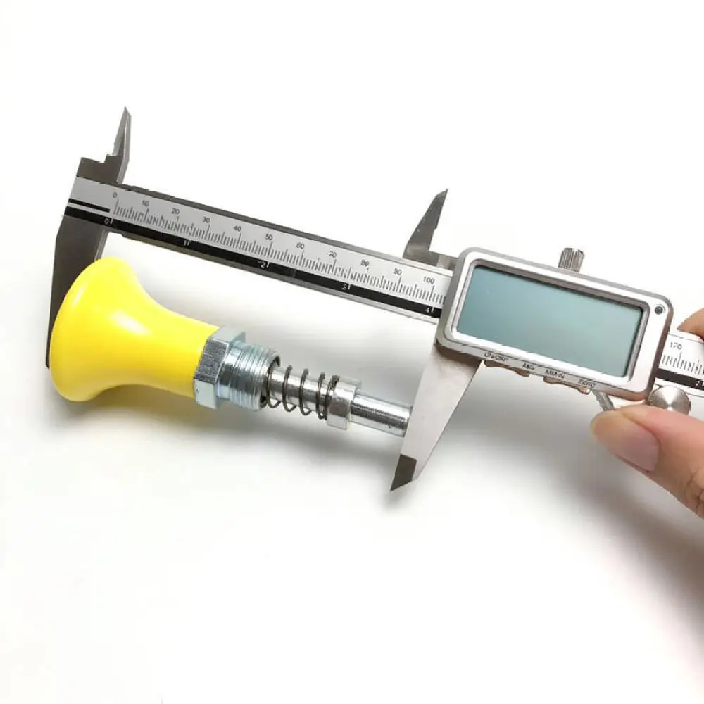 M20 Spring Pin For Fitness Machine Yellow Knob Quick Release Latch Replacement Part Adjustable Metal Locking Bolt