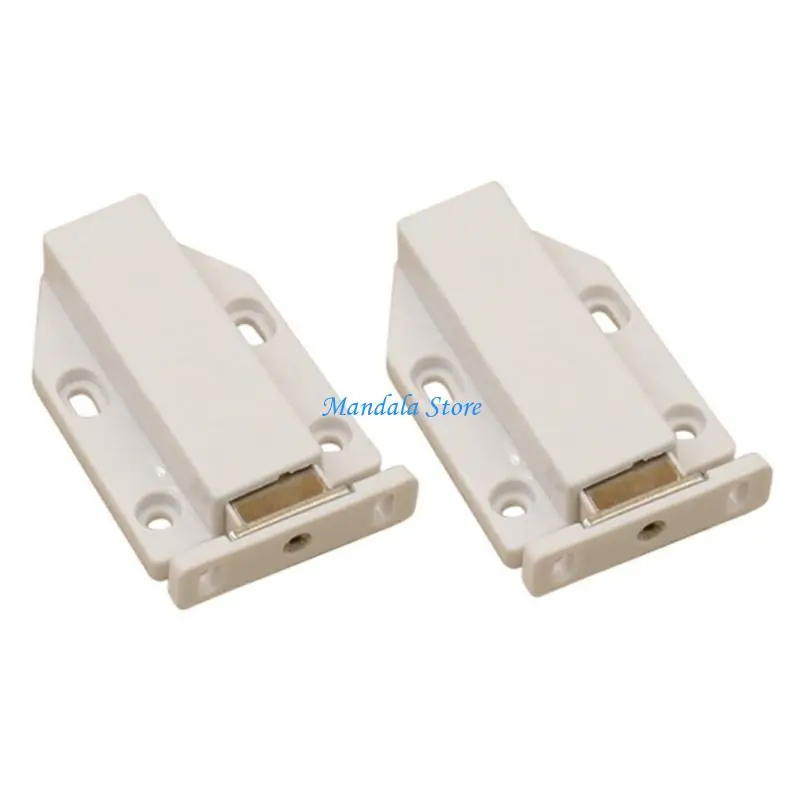 U2JC 2pcs Cabinet Push Latches Release Push Open Door Catches Set Push Latches for simple Door Opening & Closing
