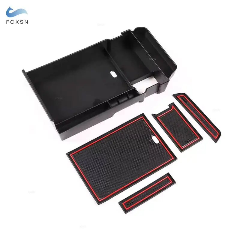 For Mazda CX-30 2019 2020 Car Center Control Armrest Storage Box Tray Cover Interior Accessories Trim