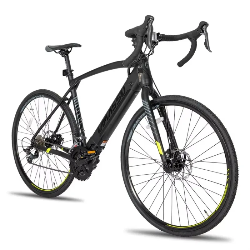 

Aluminum alloy 700C mid-drive racing electric e-road bike with hidden battery