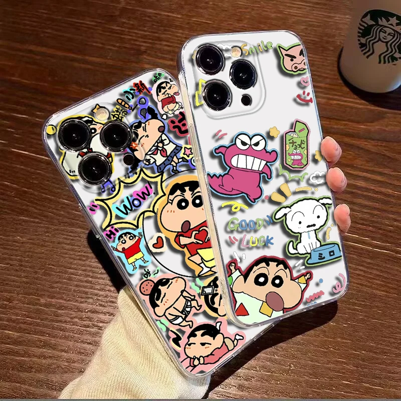 B9 Crayon Shin Chan Soft Case for Samsung A10 A10S A11 A12 A20 A30 A20S A21S A22 A22S A30S A32 M30 A42 A50 A50S A51 A52 A52S