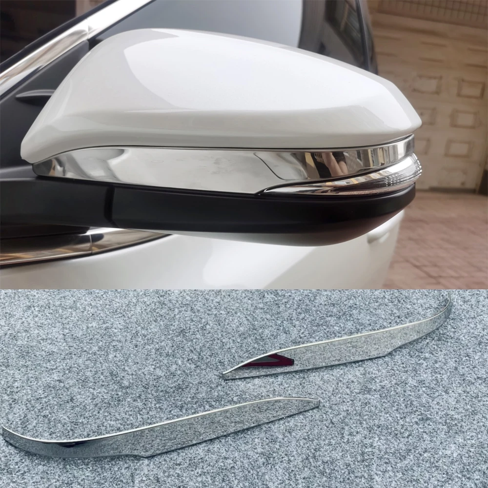 Accessory For Toyota Venza Harrier 2021-2024 Side View Wing Mirror Trim Moldings Chrome Styling