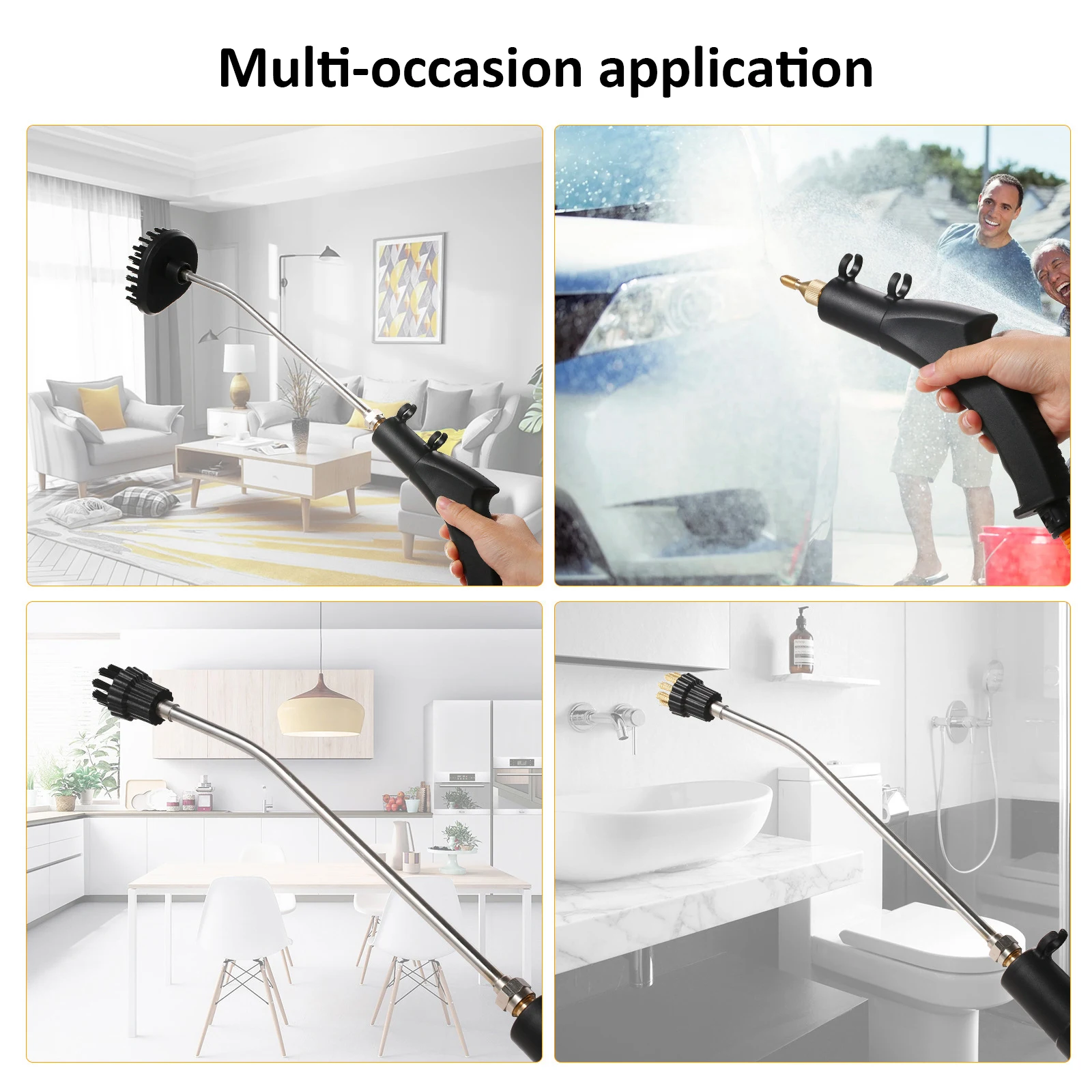 US/EU/UK Plug Steam Cleaner 2500W High Pressure Temperature Kitchen Hood Home/Car Steaming Cleaner Washer Household Appliances